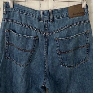 Tommy Bahama Classic Fit Denim Jeans Leather Patch Men’s 34x29